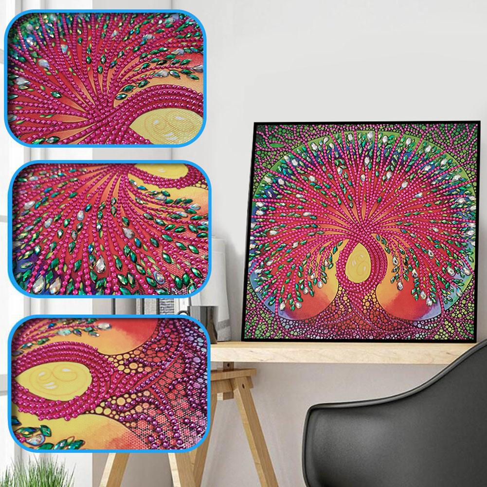 Tree - Special Shaped Drill Diamond Painting 30*30CM