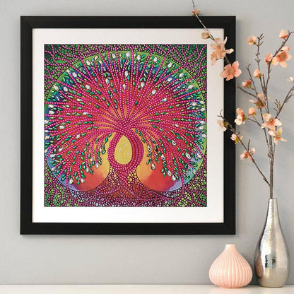 Tree - Special Shaped Drill Diamond Painting 30*30CM