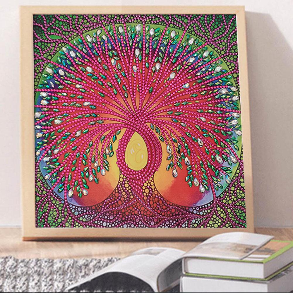 Tree - Special Shaped Drill Diamond Painting 30*30CM