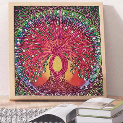 Tree - Special Shaped Drill Diamond Painting 30*30CM
