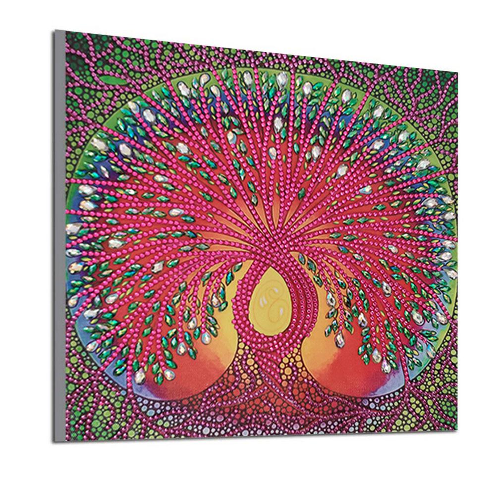Tree - Special Shaped Drill Diamond Painting 30*30CM