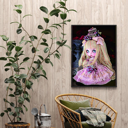 Girl - Special Shaped Drill Diamond Painting 30*40CM