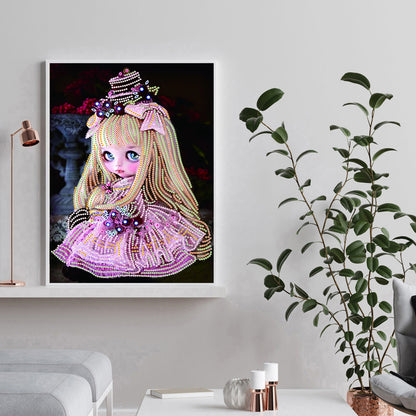 Girl - Special Shaped Drill Diamond Painting 30*40CM