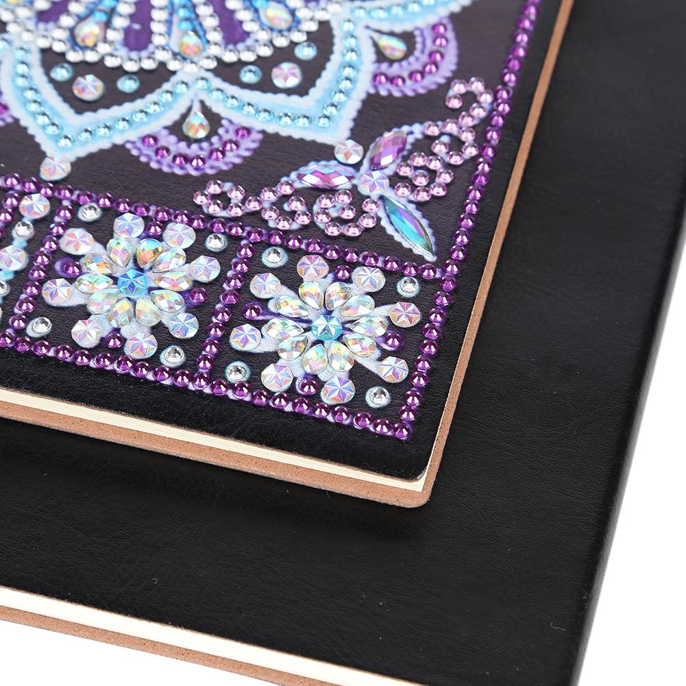 DIY Mandala Special Shaped Diamond Painting 50 Sheets Students A5 Notebook