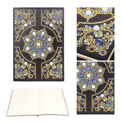 DIY Mandala Special Shaped Diamond Painting 50 Pages A5 Notebook Diary Book