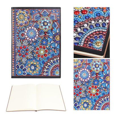 DIY Mandala Special Shaped Diamond Painting 50 Pages A5 Students Notebook