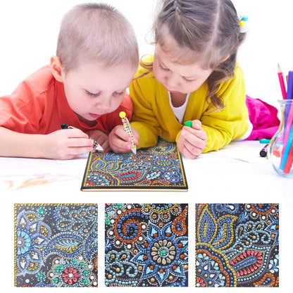 DIY Mandala Special Shaped Diamond Painting 50 Sheets A5 Office Notebook