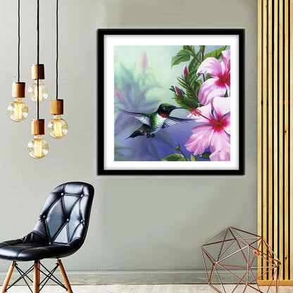 Flowers Bird - Full Round Drill Diamond Painting 30*30CM