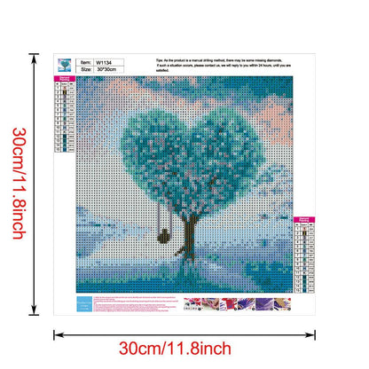 Love Tree - Full Round Drill Diamond Painting 30*30CM