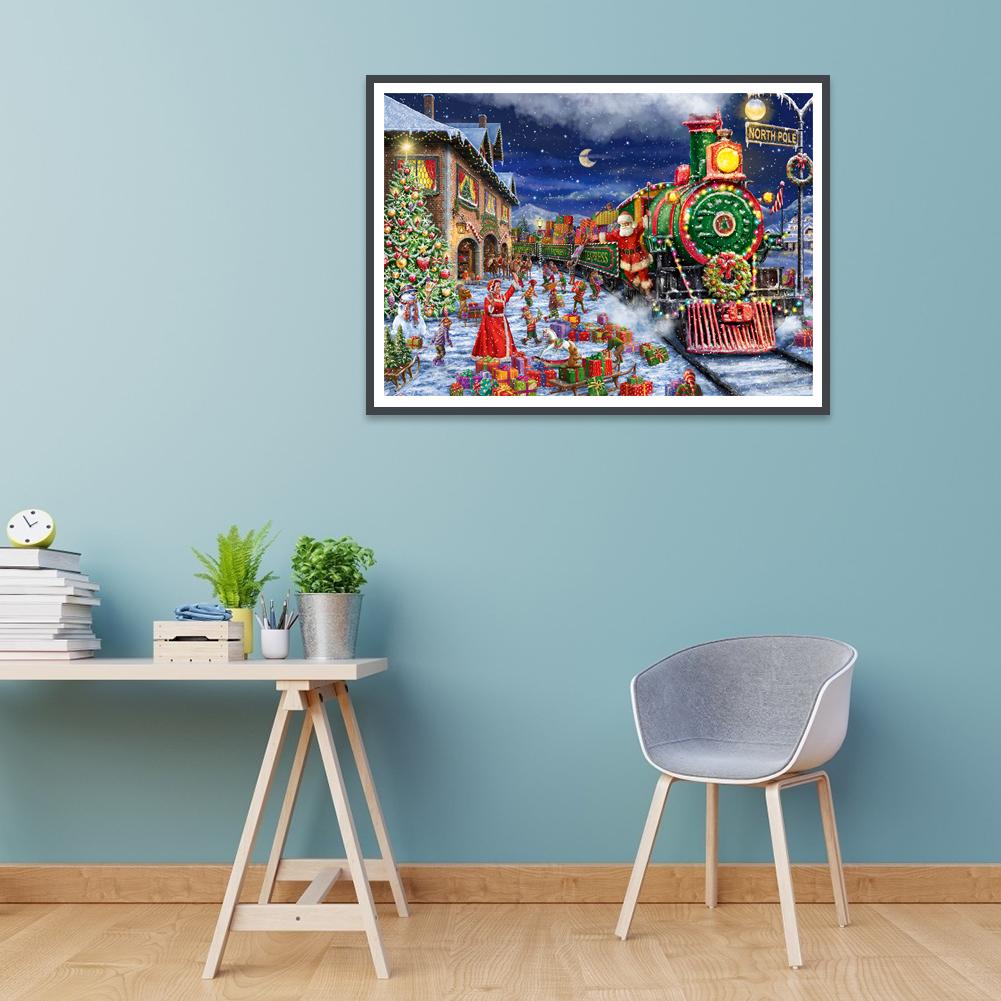 Santa Claus - Full Round Drill Diamond Painting 40*30CM