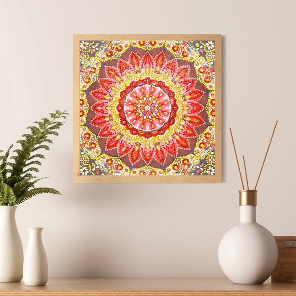Flower - Special Shaped Drill Diamond Painting 30*30CM
