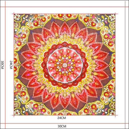Flower - Special Shaped Drill Diamond Painting 30*30CM