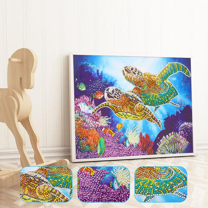 Tortoise - Special Shaped Drill Diamond Painting 30X40CM