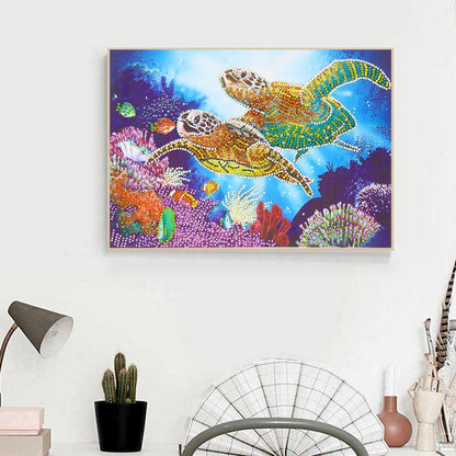 Tortoise - Special Shaped Drill Diamond Painting 30X40CM