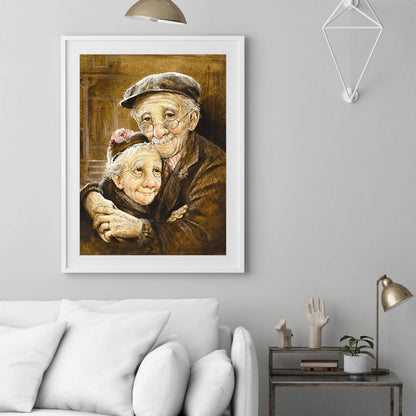 Older Couples - Full Round Drill Diamond Painting 30*40CM