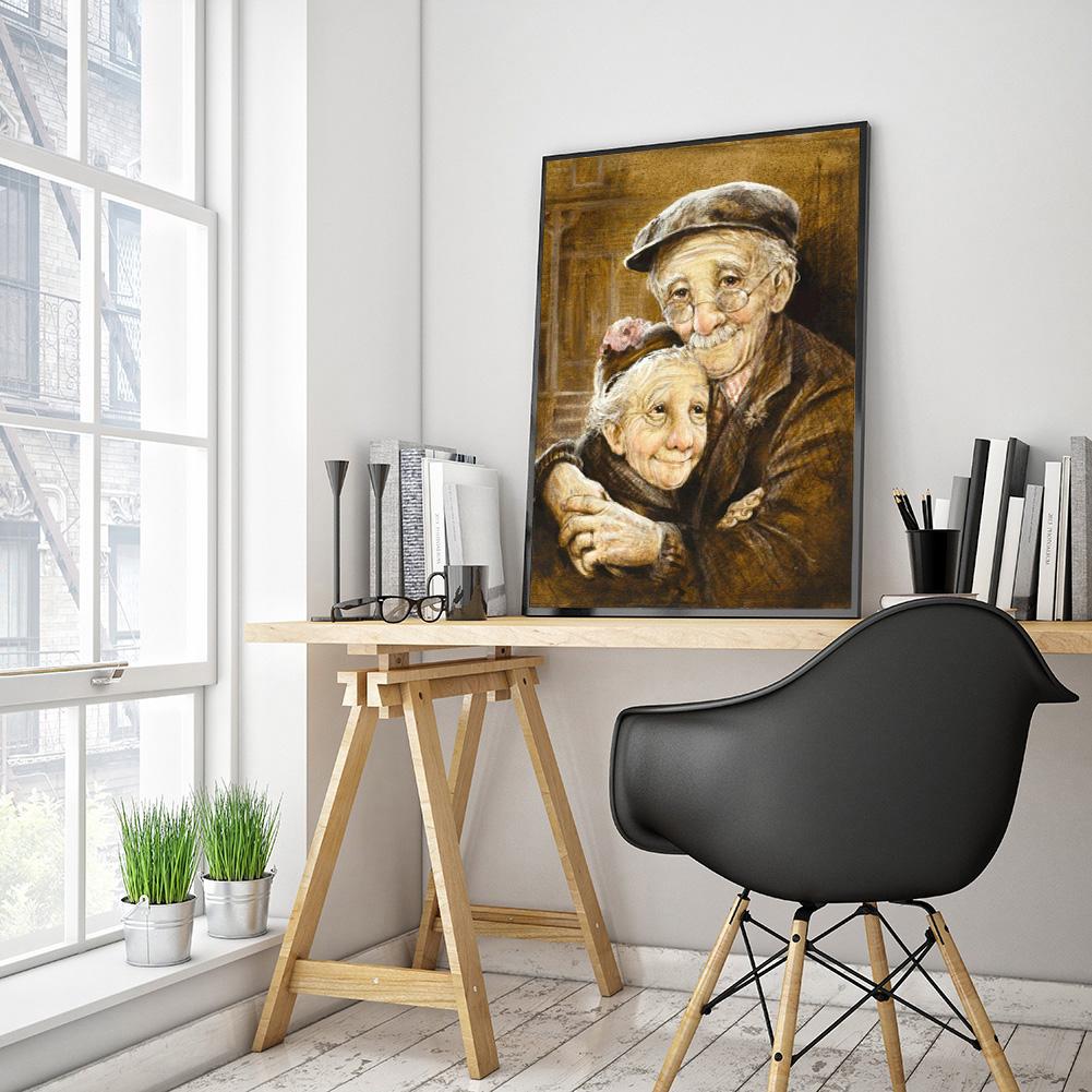 Older Couples - Full Round Drill Diamond Painting 30*40CM