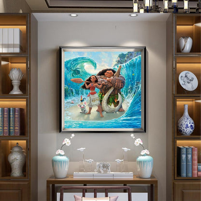 Moana - Full Round Drill Diamond Painting 30*30 CM
