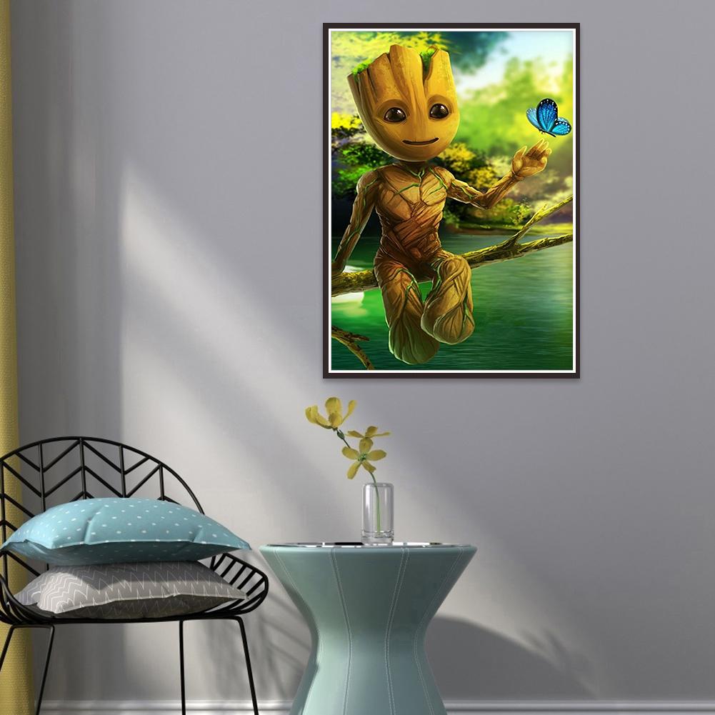 Groot - Full Round Drill Diamond Painting 30*40CM