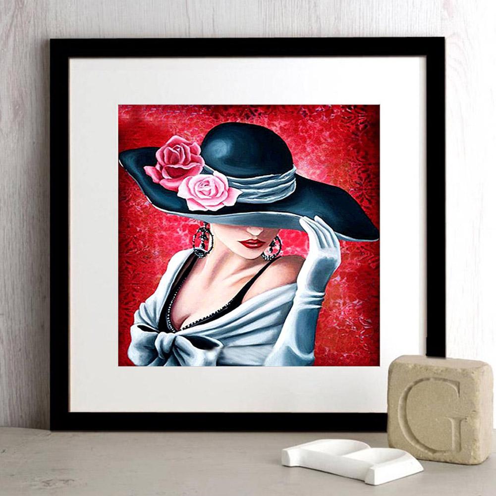 Beauty - Full Round Drill Diamond Painting 30*30CM