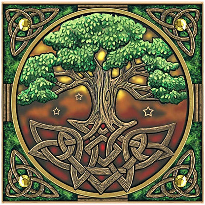 Tree - Full Round Drill Diamond Painting 30*30 CM