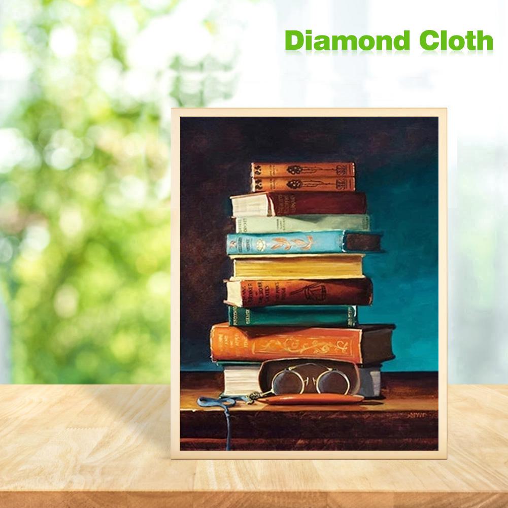 Bookshelf - Full Round Drill Diamond Painting 30X40CM