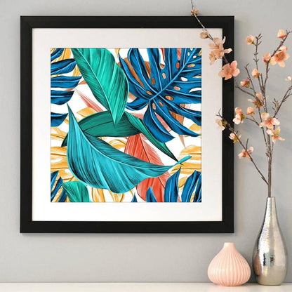 Leaves - Full Round Drill Diamond Painting 30X30CM