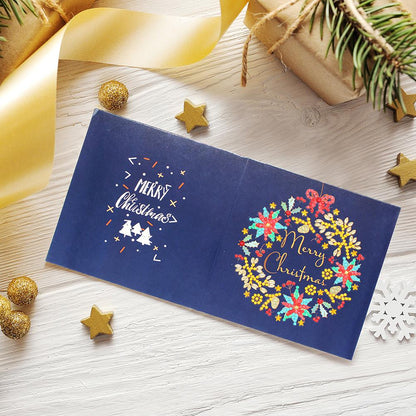 8pcs DIY Special Shaped Diamond Painting Cartoon Christmas Card Kids Gift