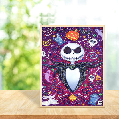 Skull - Special Shaped Drill Diamond Painting 30*40CM
