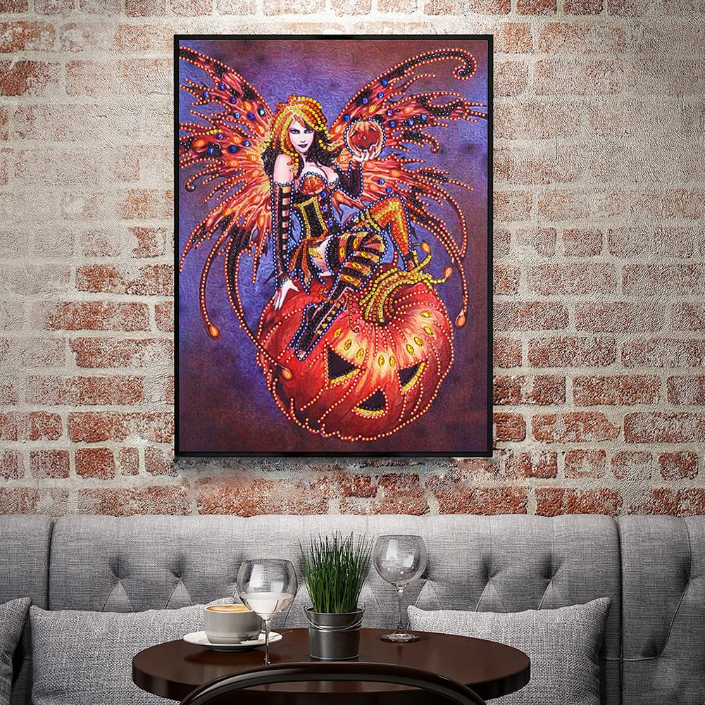 Witch - Full Round Drill Diamond Painting 30*40CM