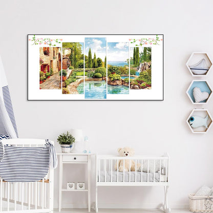Manor - Full Round Drill Diamond Painting 95*45CM