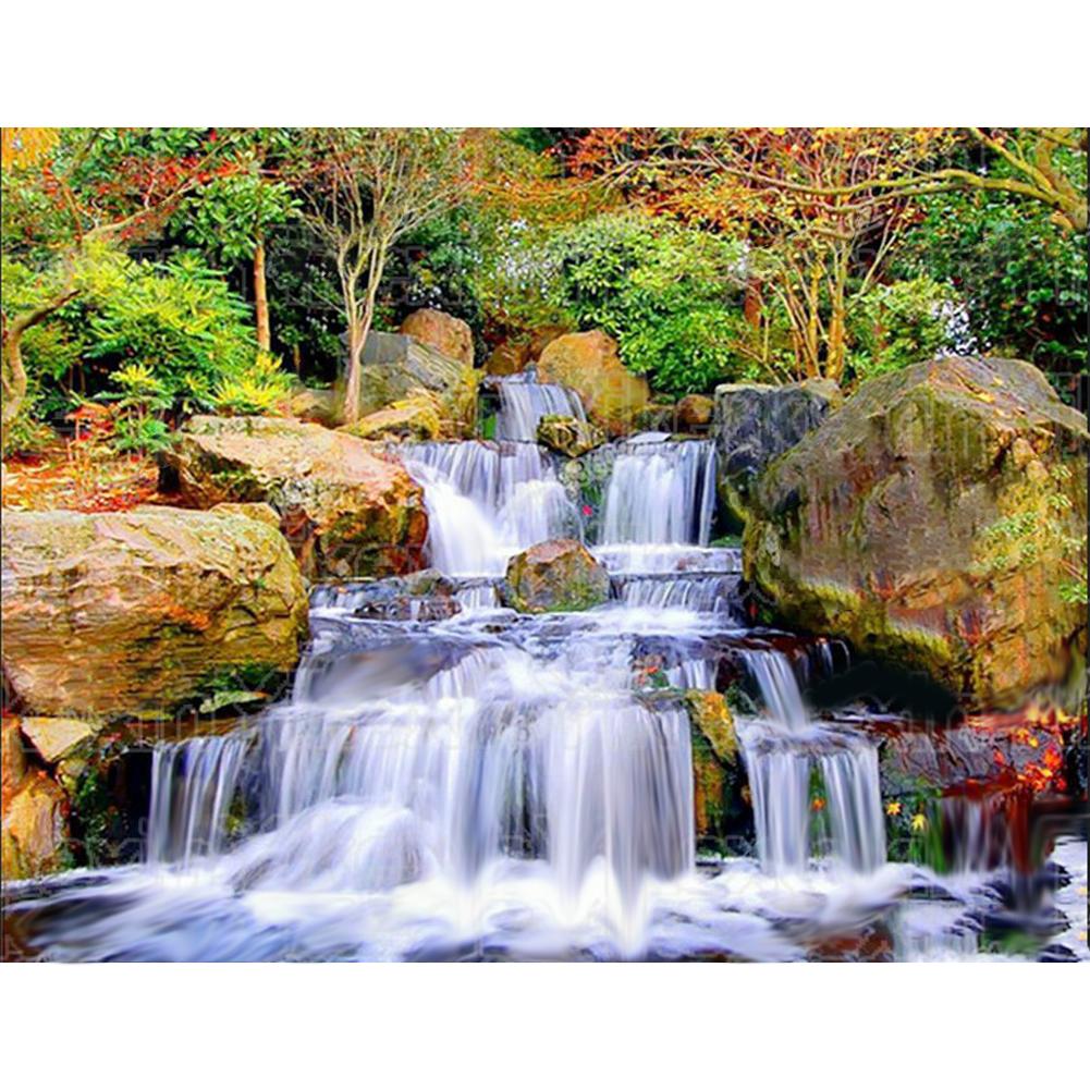 Landscape - Full Round Drill Diamond Painting 30*40CM