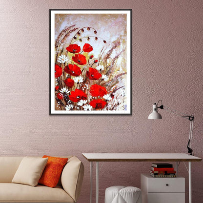 Flowers - Full Round Drill Diamond Painting 30*40CM