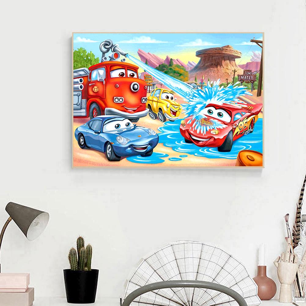 Cars - Full Round Drill Diamond Painting 40*30CM