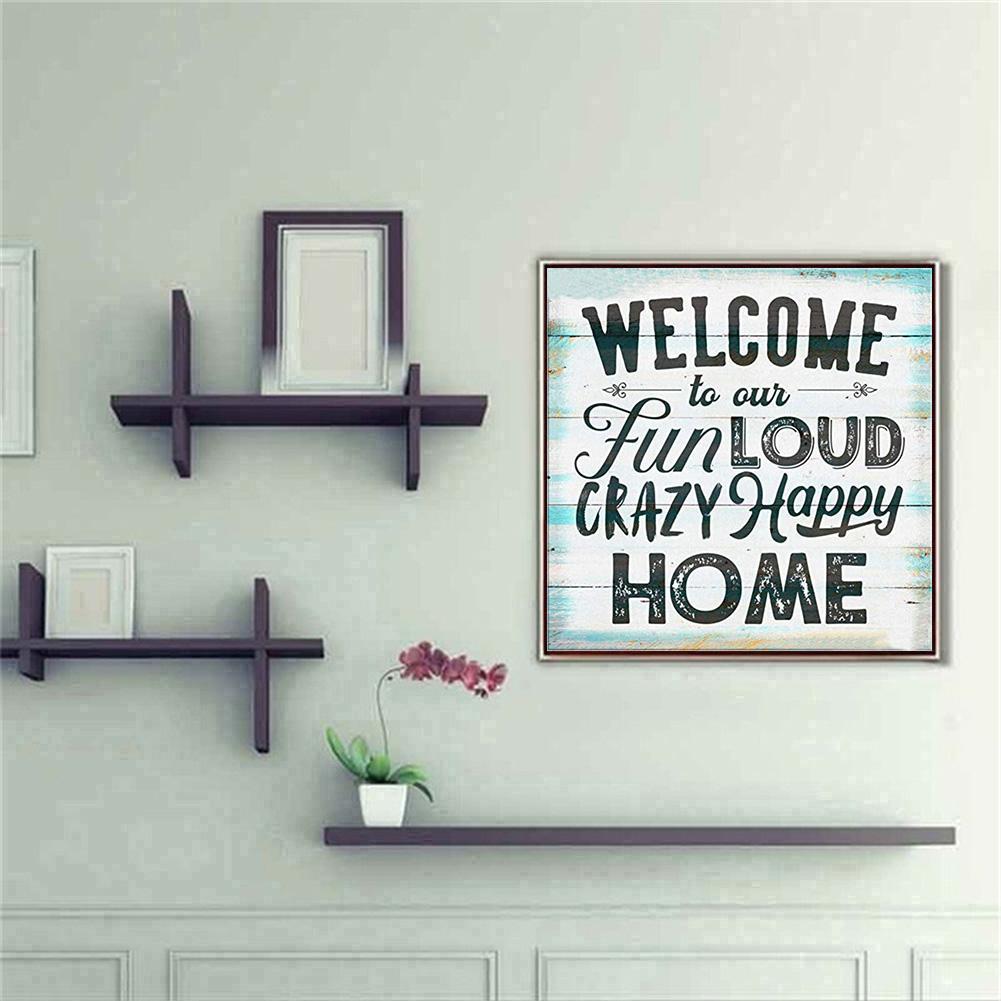 Words - Full Round Drill Diamond Painting 30*30CM