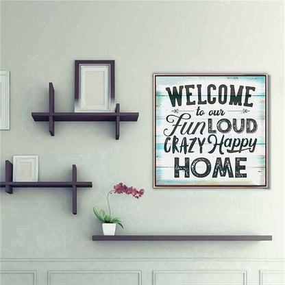 Words - Full Round Drill Diamond Painting 30*30CM