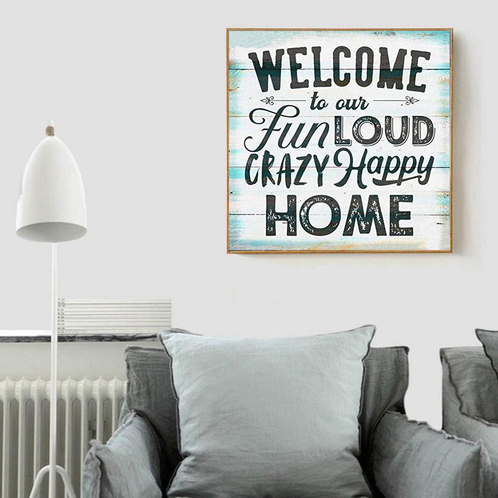 Words - Full Round Drill Diamond Painting 30*30CM