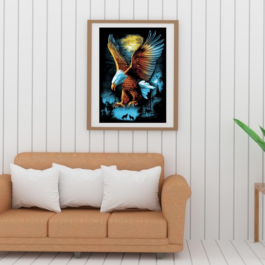 Eagle - Full Round Drill Diamond Painting 30*40CM
