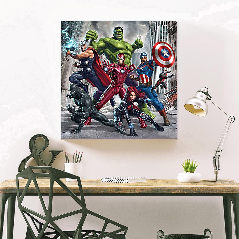 Iron Man - Full Round Drill Diamond Painting 40X40CM