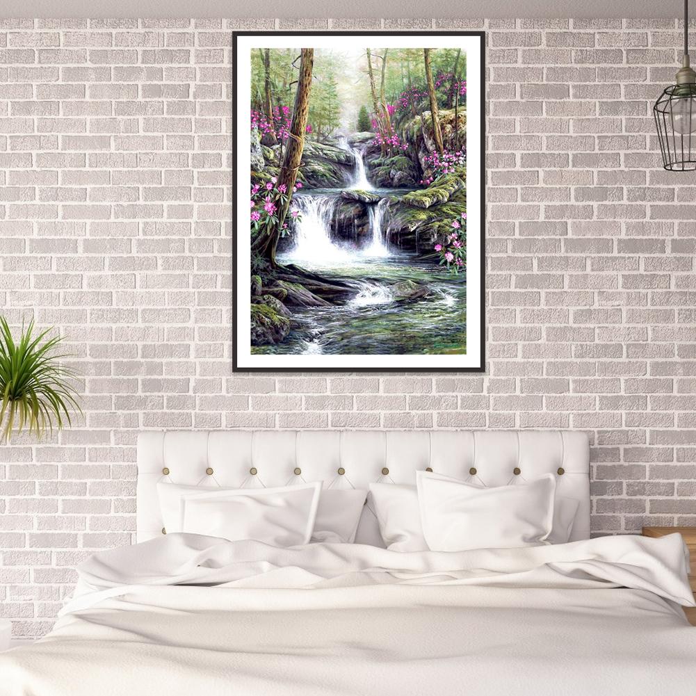Landscape - Full Round Drill Diamond Painting 30*40CM