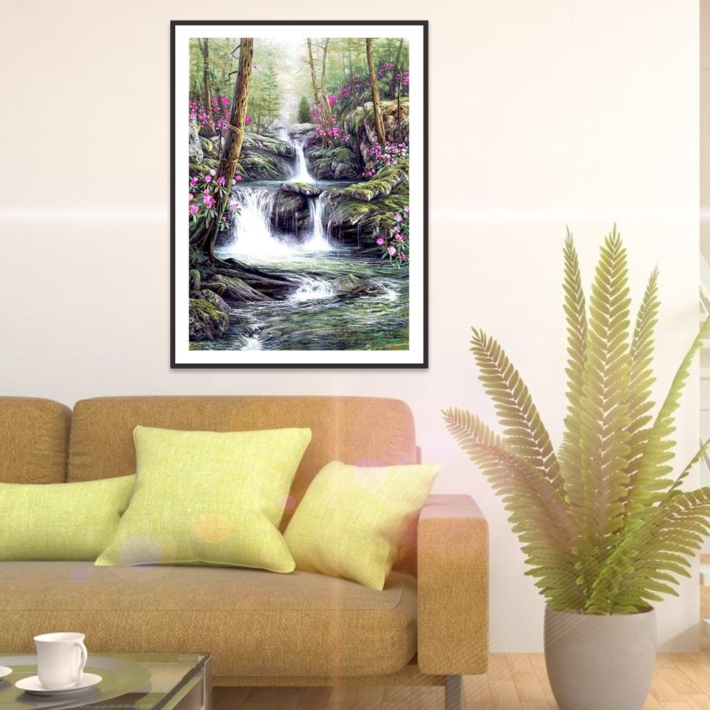 Landscape - Full Round Drill Diamond Painting 30*40CM