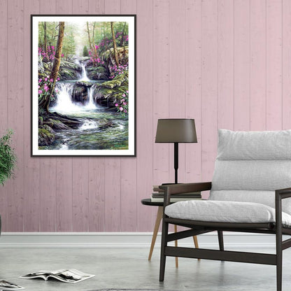 Landscape - Full Round Drill Diamond Painting 30*40CM