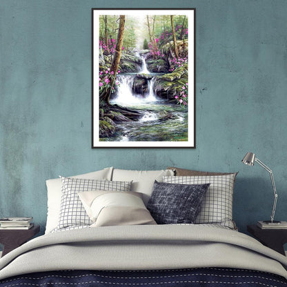 Landscape - Full Round Drill Diamond Painting 30*40CM
