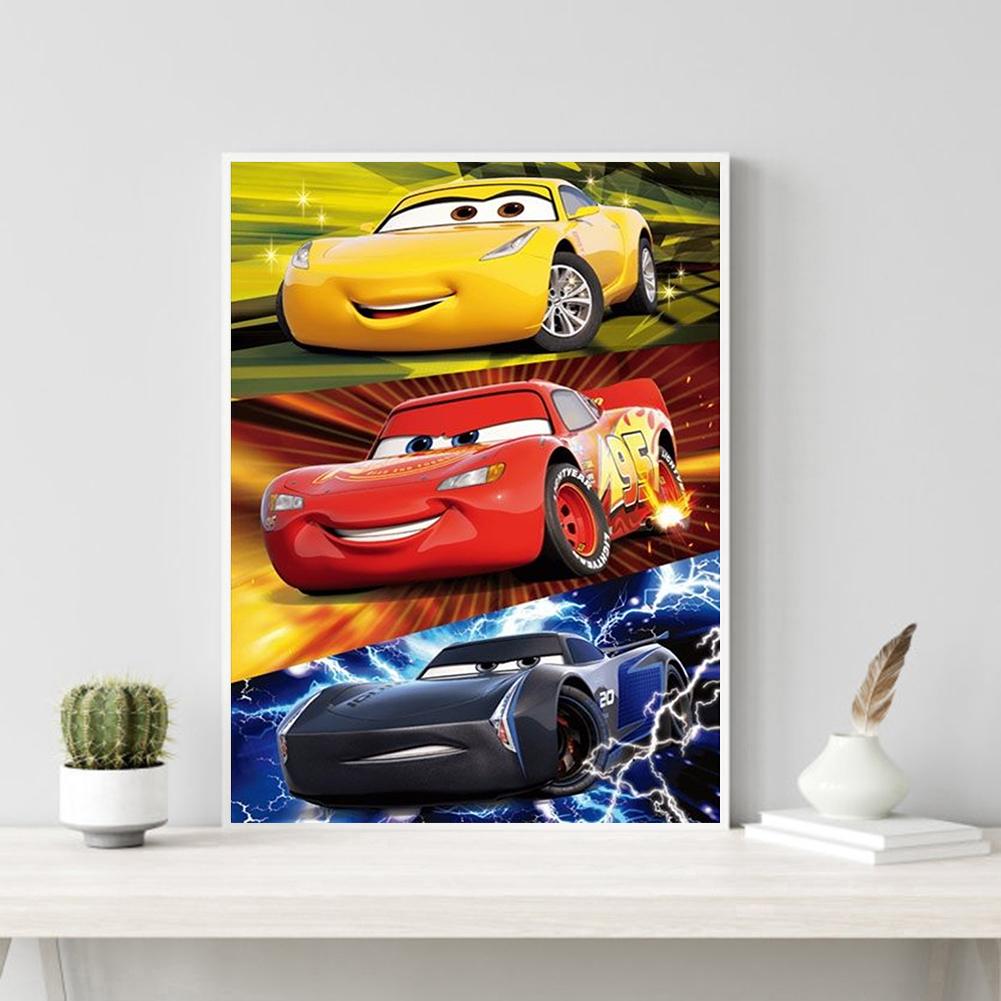 Cars - Full Round Drill Diamond Painting 30*40CM