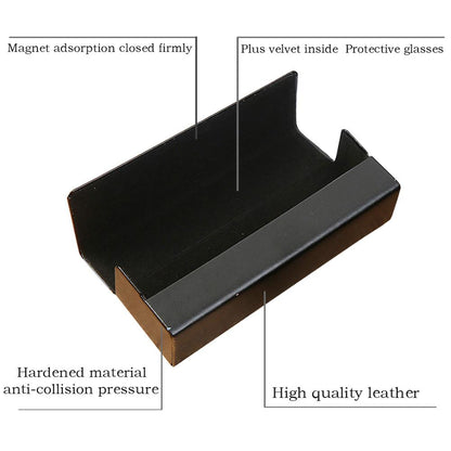 DIY Diamond Painting Eye Glasses Case Travel Leather Sunglasses Storage Box