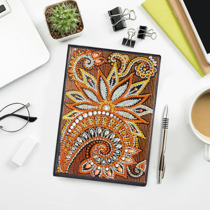 DIY Mandala Special Shaped Diamond Painting 50 Pages A5 Sketchbook Notepad