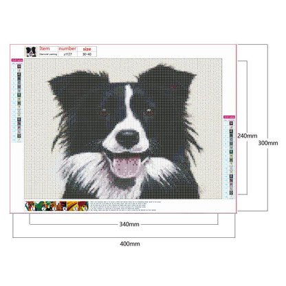 Dog - Full Round Drill Diamond Painting 30*40CM