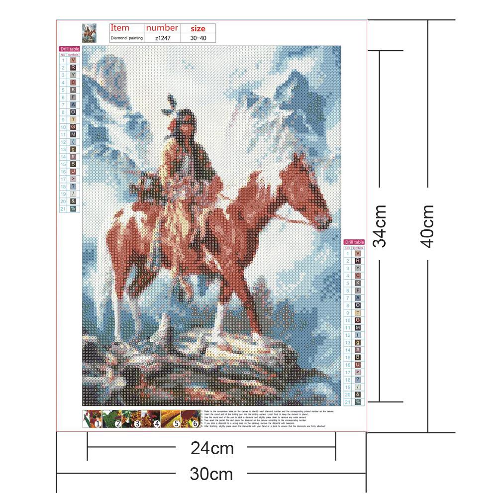 Indiana - Full Round Drill Diamond Painting 30*40CM