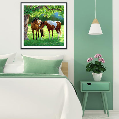 Horse - Full Round Drill Diamond Painting 30*30CM