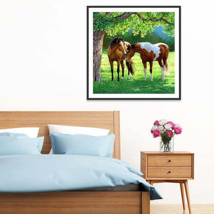 Horse - Full Round Drill Diamond Painting 30*30CM