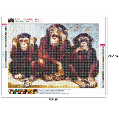 Animal - Full Round Drill Diamond Painting 40*30CM
